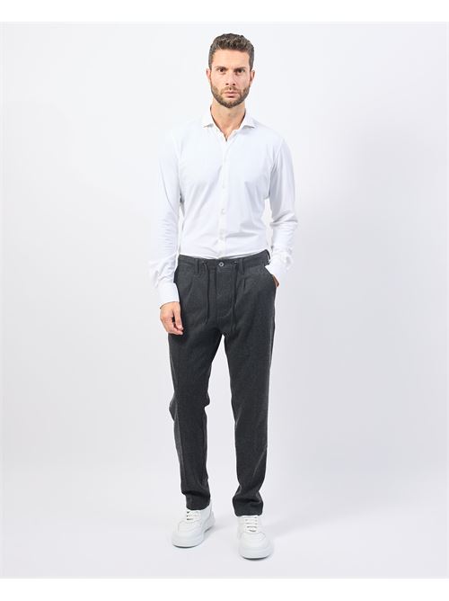 Pantalone uomo Yes Zee con coulisse e pences YES ZEE | P683-WY000835